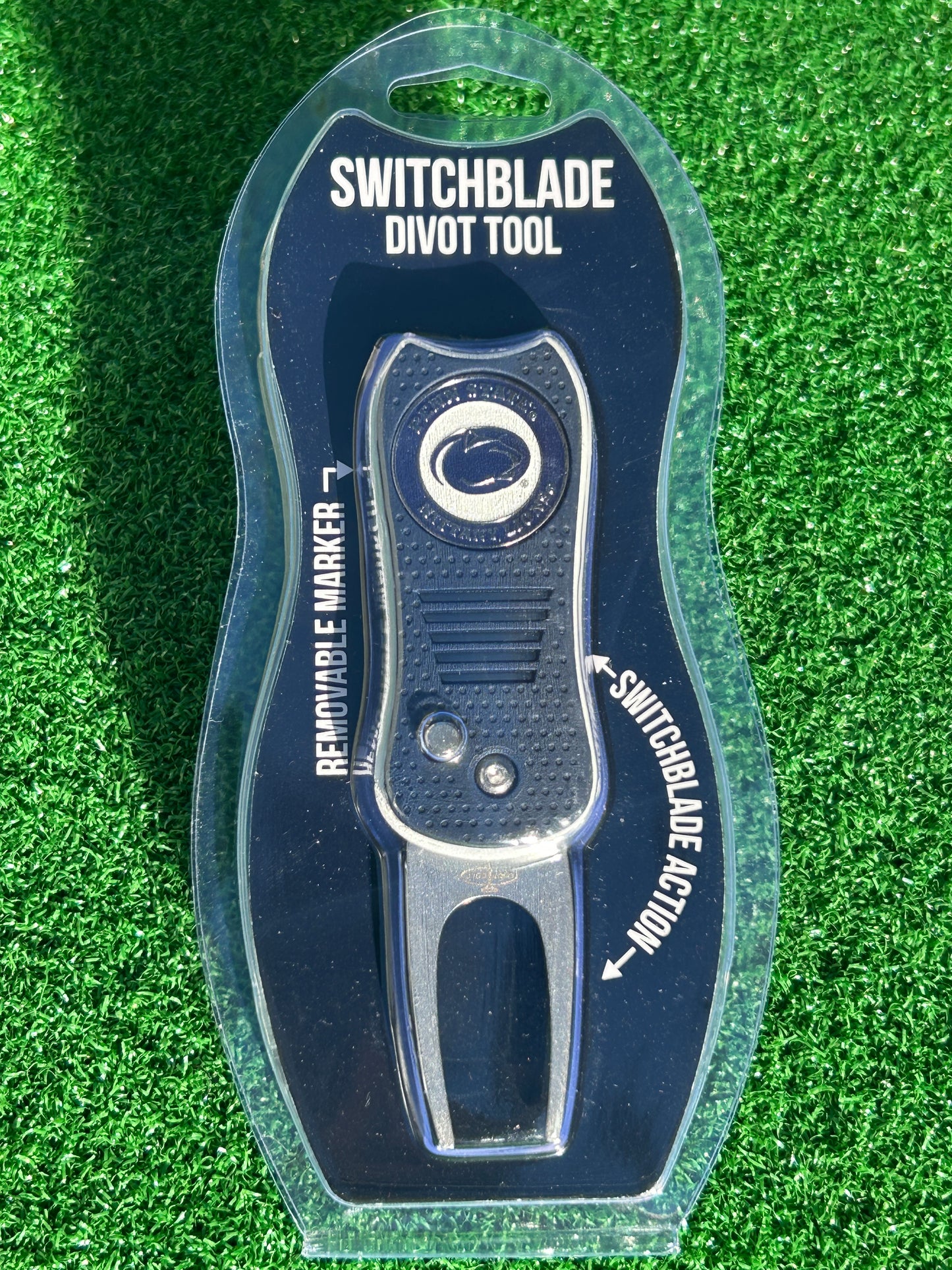 Penn State Nittany Lions Team Golf USA Switchblade Divot Tool w/ Double Sided Magnetic Ball Marker