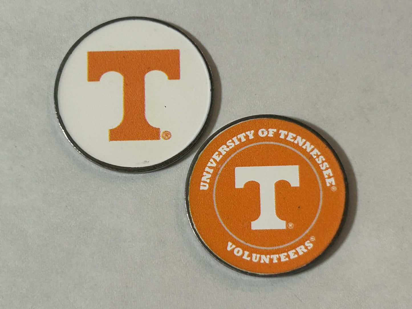 Tennessee Volunteers 1" Diameter Double Sided Golf Ball Marker NCAA