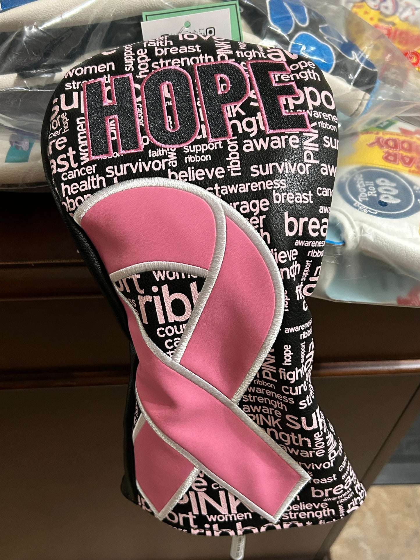CMC Design's "HOPE" Pink Ribbon Breast Cancer Driver Head Cover