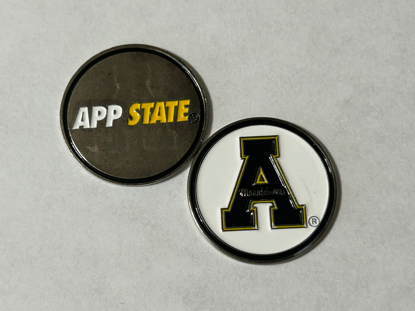 Appalachian State Mountaineers 1" Diameter Double Sided Magnetic Golf Ball Marker NCAA (Copy)