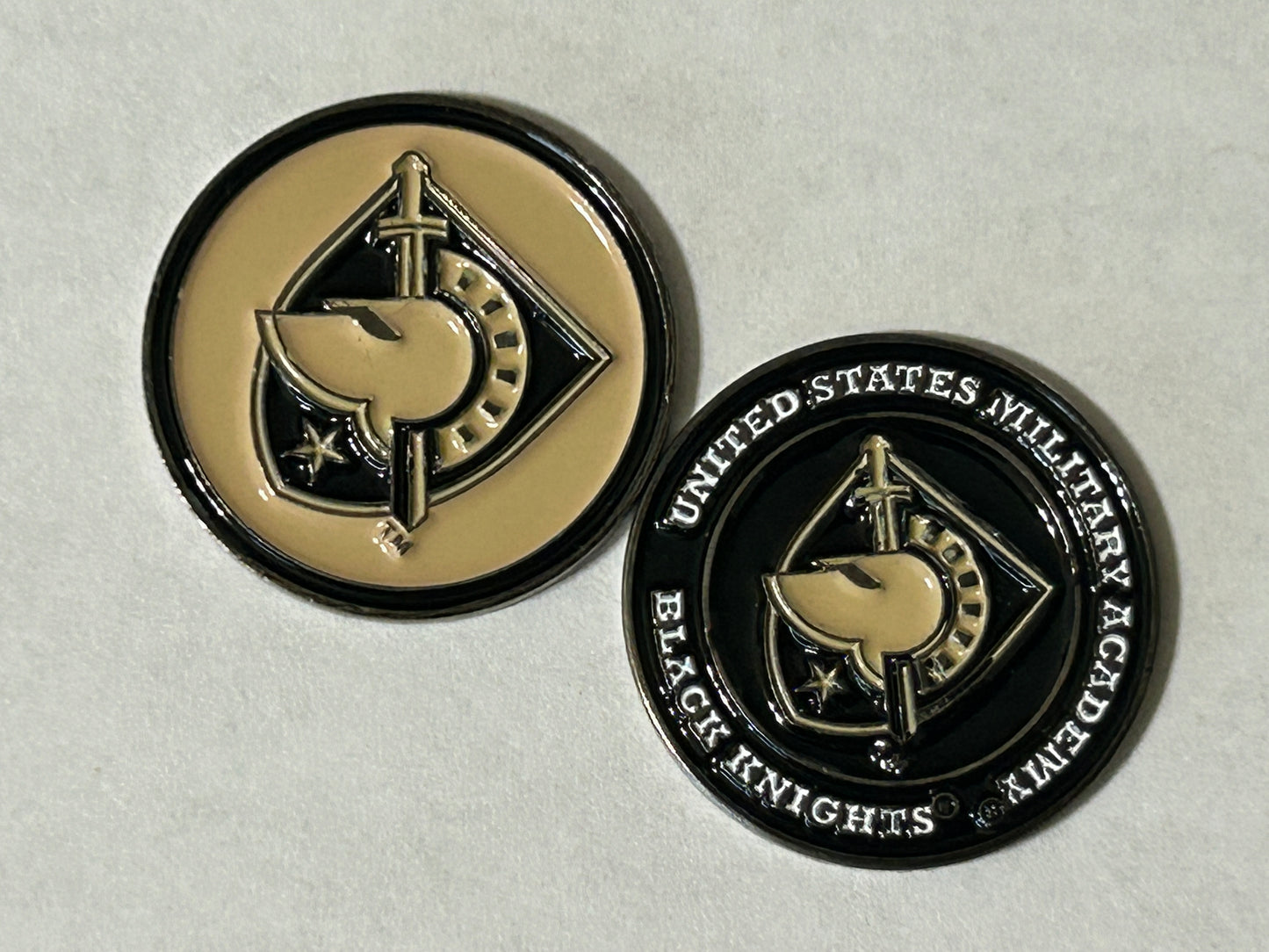 West Point Black Knights 1" Diameter Double Sided Golf Ball Marker NCAA