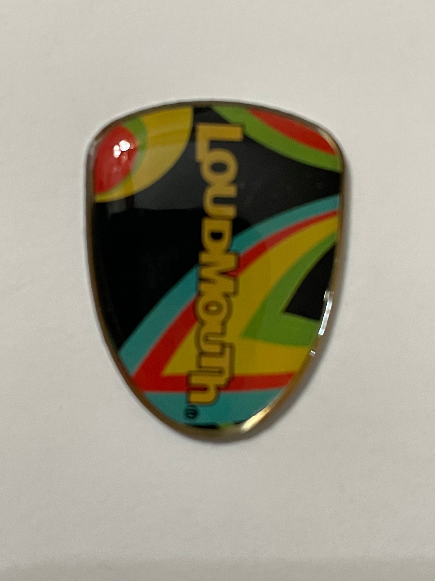 Loudmouth Authentic Black Shagadelic Replacement Ball Marker for Oversized Pistol Putter Grip