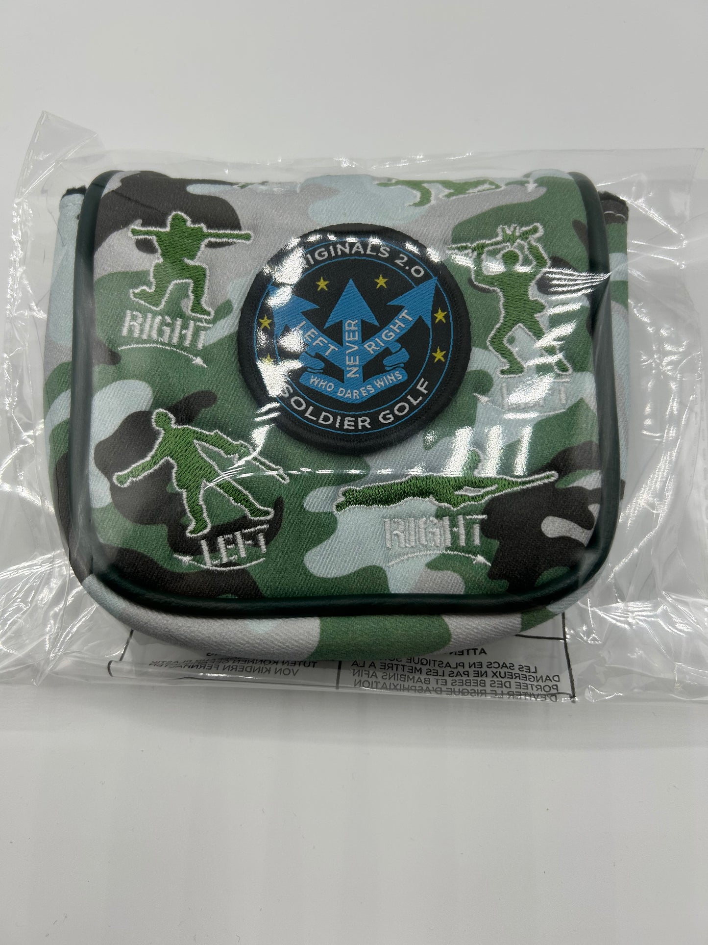 PRG Golf Originals Collection Soldier Golf Spider Mallet Putter Cover