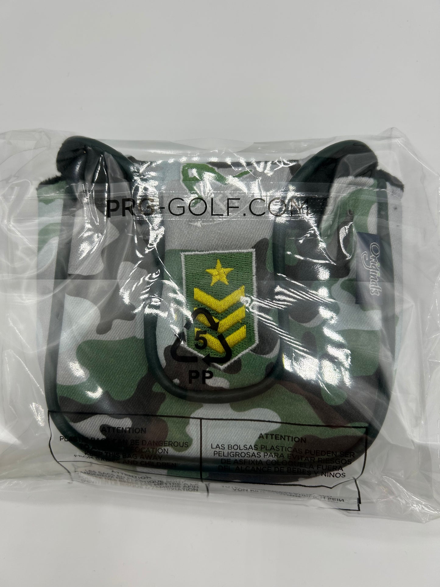 PRG Golf Originals Collection Soldier Golf Spider Mallet Putter Cover