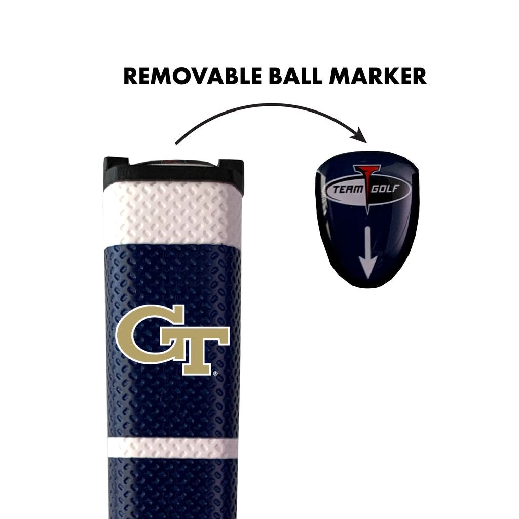 Team Golf Georgia Tech Yellow Jackets Oversized Pistol Putter Grip NCAA Licensed