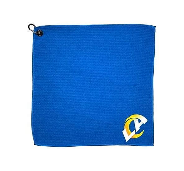 Team Golf USA Los Angeles Rams Microfiber Golf Towel 15"X15" NFL Licensed