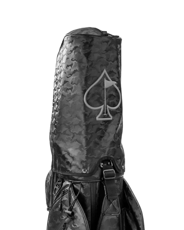Player Preferred™ Pins & Aces 15-Way Cart Bag - Black Camo