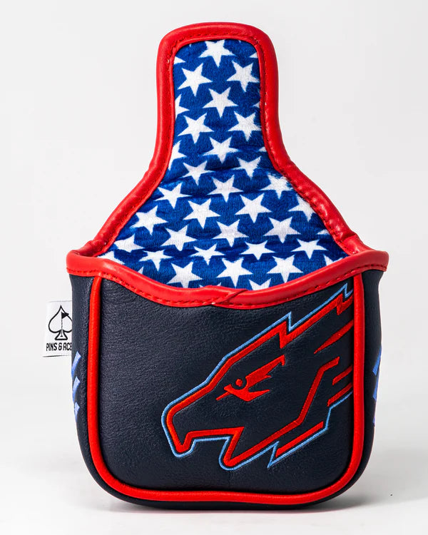 Pins & Aces Authentic Top Gun Maverick Mallet Putter Head Cover