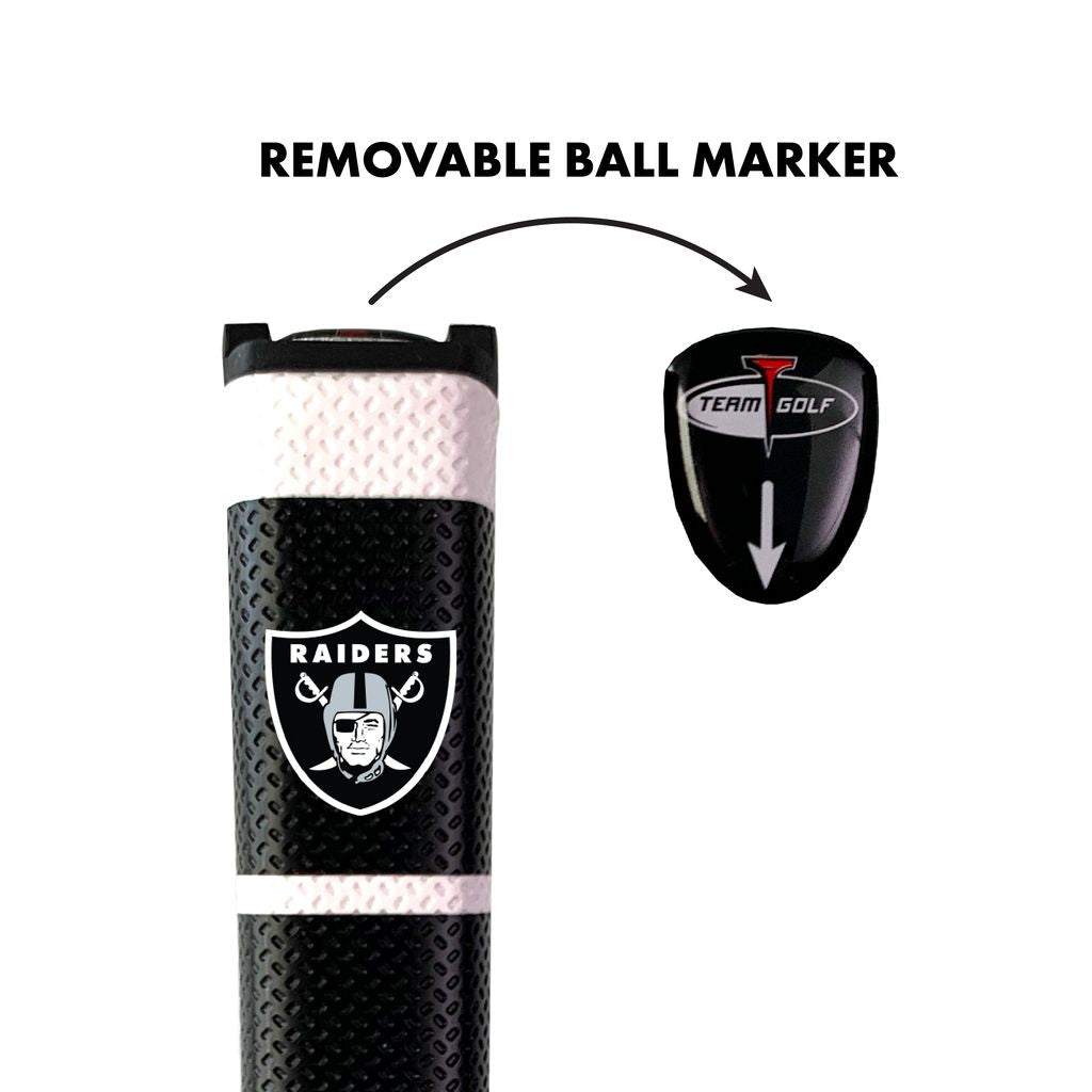 Team Golf Las Vegas Raiders Oversized Pistol Putter Grip NFL Licensed