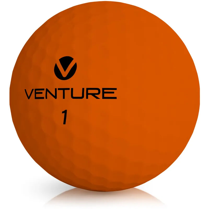 Venture Golf Soft Matte Orange 1 Dozen (12) Golf Balls