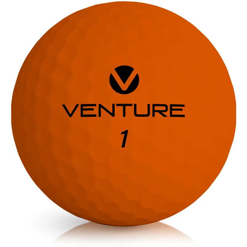 Venture Golf Soft Matte Orange 1 Dozen (12) Golf Balls