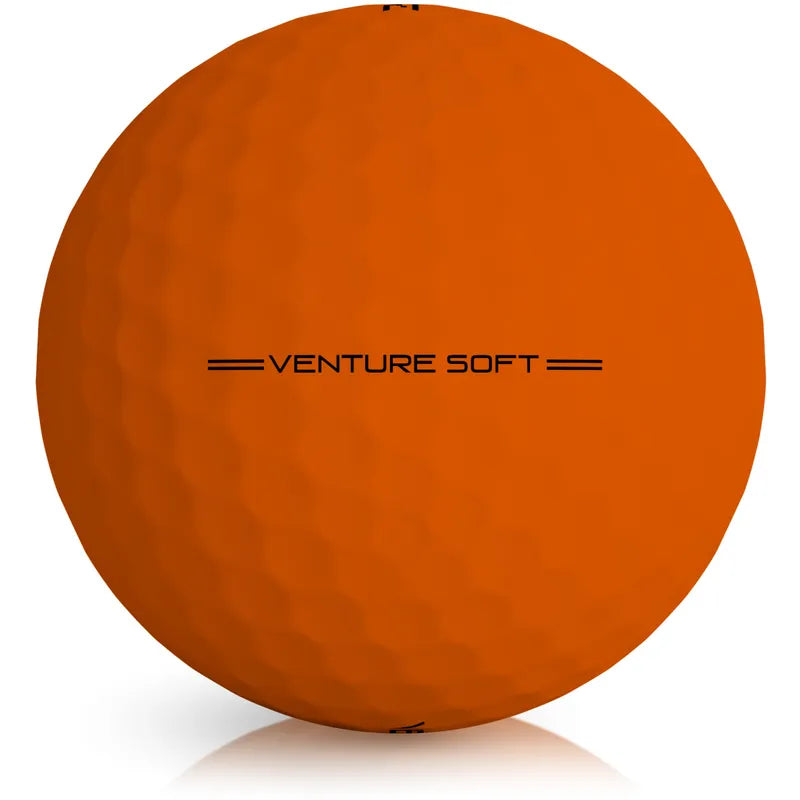 Venture Golf Soft Matte Orange 1 Dozen (12) Golf Balls