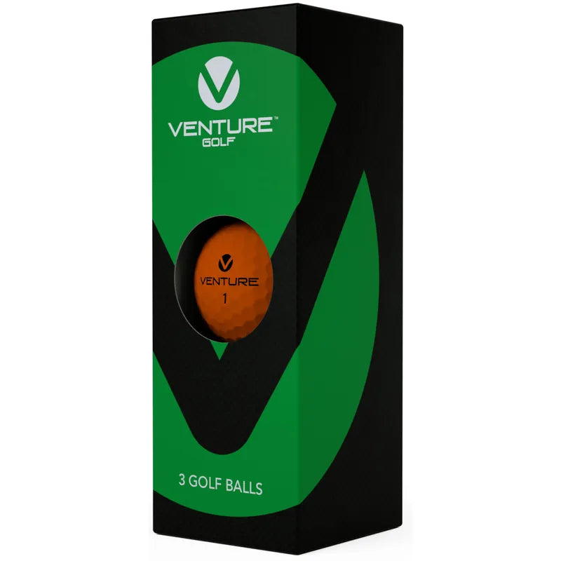 Venture Golf Soft Matte Orange 1 Dozen (12) Golf Balls