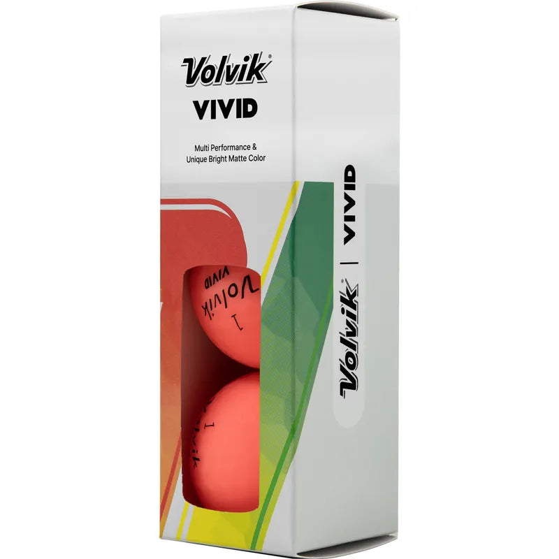Volvik Vivid Matte Pink 1 Dozen (12) Golf Balls