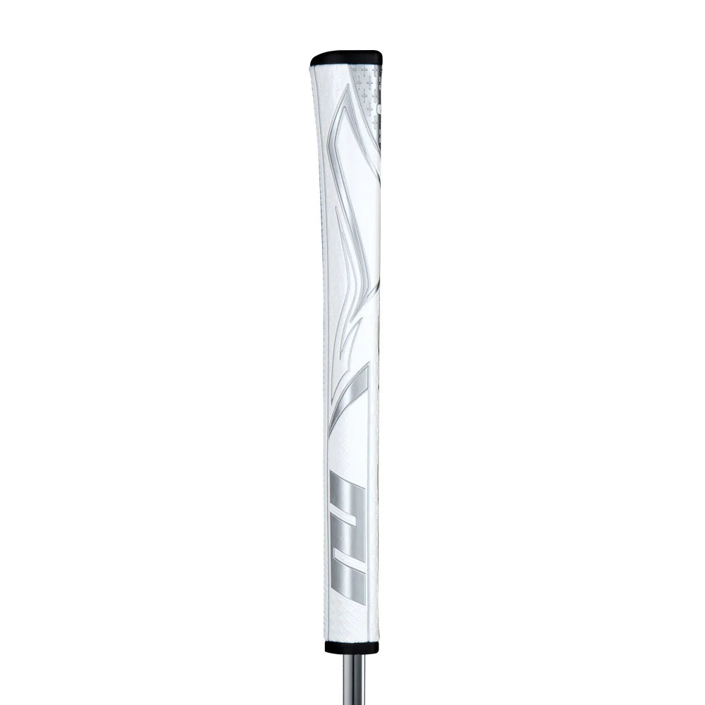 SuperStroke (Authentic) Zenergy White Silver Pistol 1.0 Putter Grip