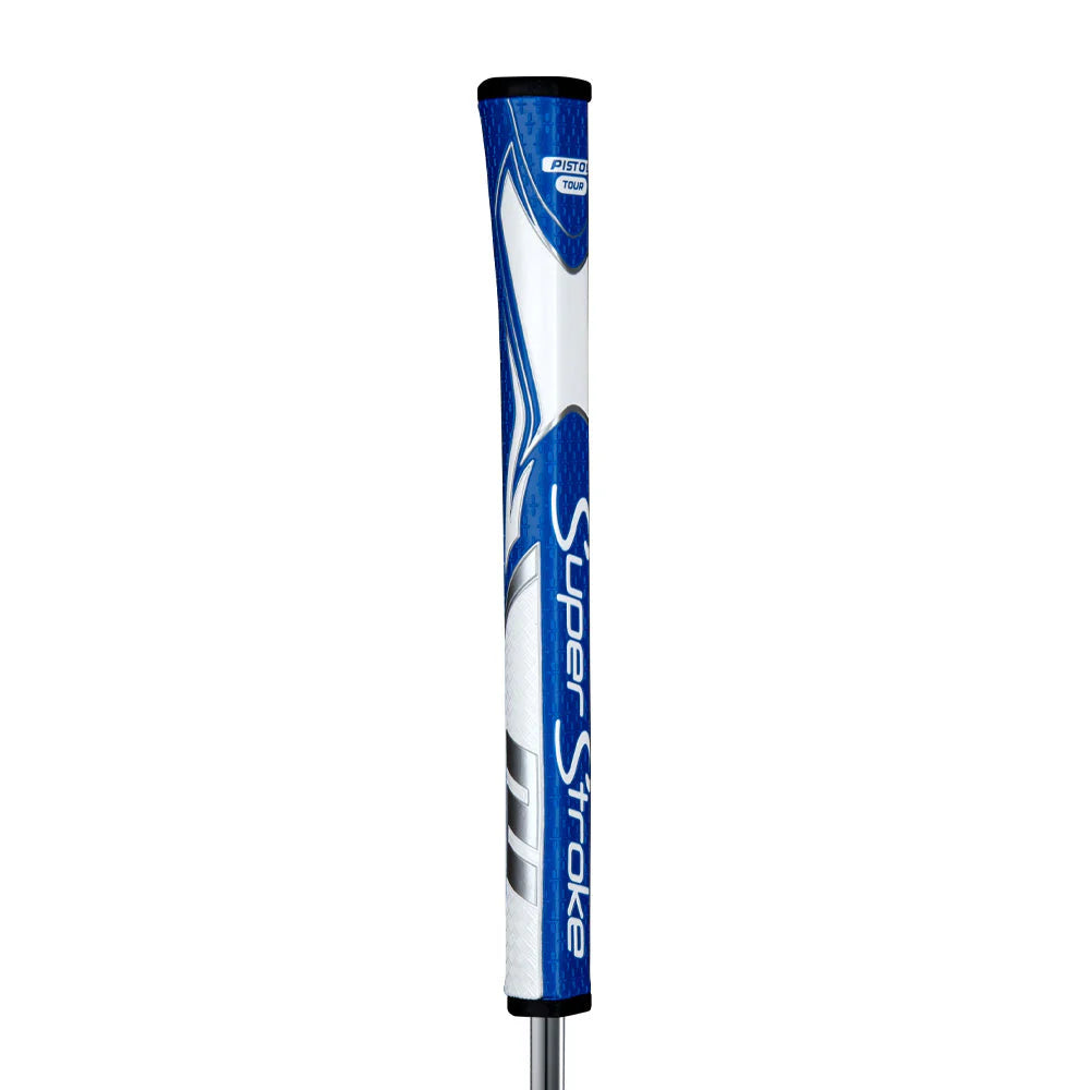 SuperStroke (Authentic) Zenergy Blue & White Pistol Tour Putter Grip