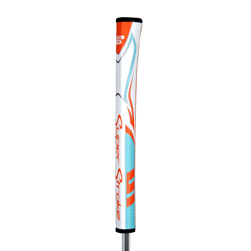 SuperStroke (Authentic) Zenergy Orange Blue White Pistol Tour Putter Grip