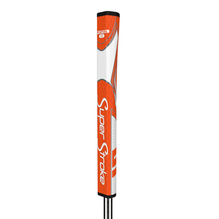 SuperStroke (Authentic) Zenergy Orange & White Pistol 1.0 Putter Grip