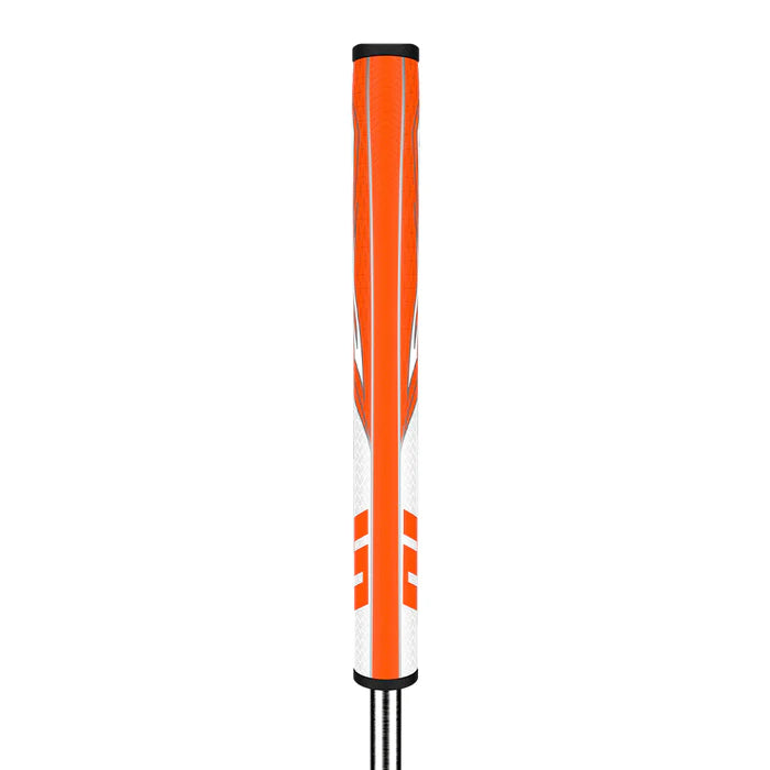 SuperStroke (Authentic) Zenergy Orange & White Pistol Tour Putter Grip (Orange Crush)
