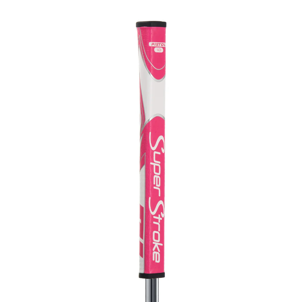 SuperStroke (Authentic) Zenergy Pink & White Pistol 1.0 Putter Grip