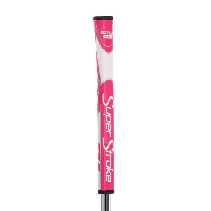 SuperStroke (Authentic) Zenergy Pink & White Pistol Tour Putter Grip