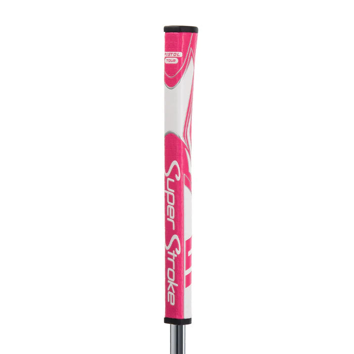 SuperStroke (Authentic) Zenergy Pink & White Pistol Tour Putter Grip