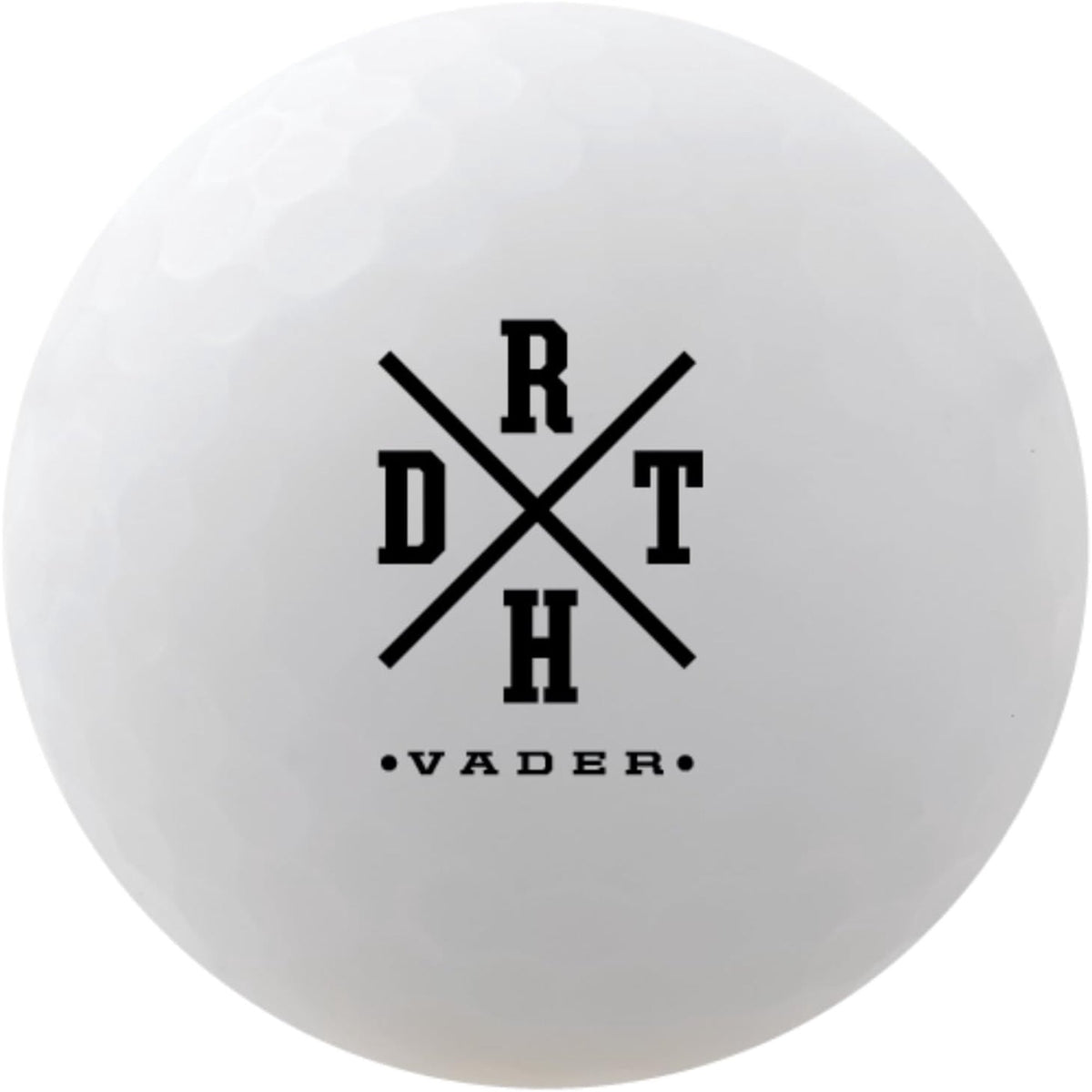 Volvik Vivid Soft 3-Piece Construction Darth Vader 6 Pack W/Ball Marker