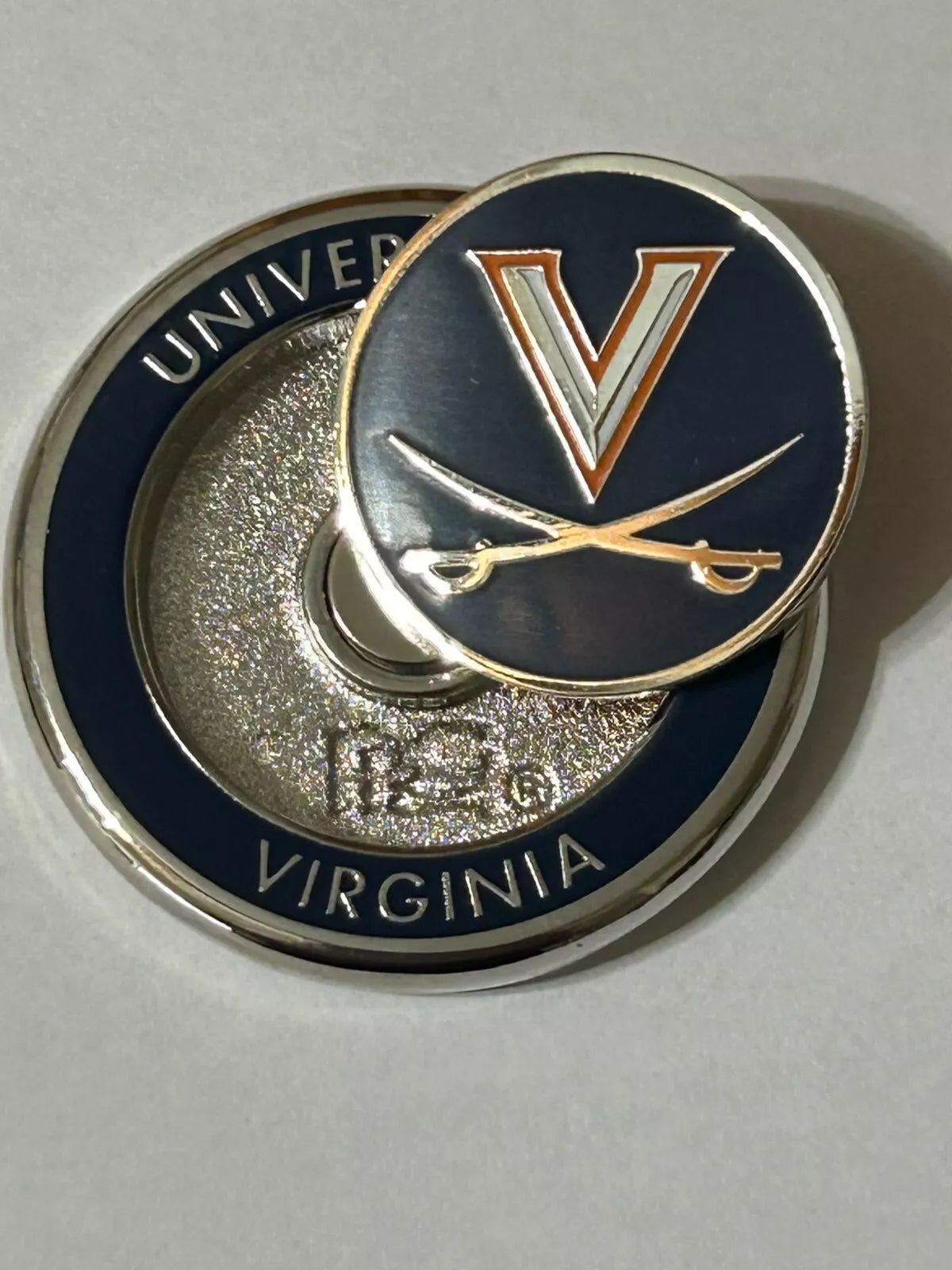 PRG Golf Virginia Cavaliers Duo Logo Magnetic Golf Ball Marker NCAA Licensed