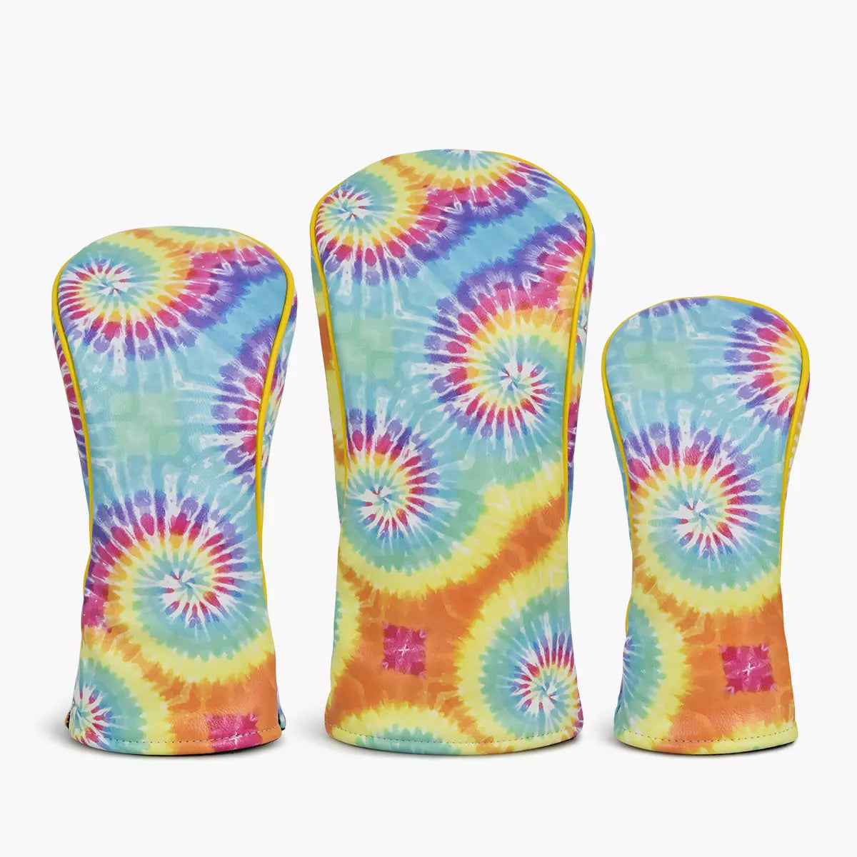 PRG Golf Originals Collection Retro Tie-Dye Driver-Fairway-Rescue Head Cover Set