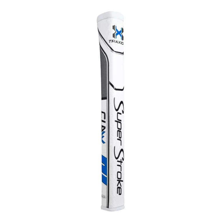 SuperStroke (Authentic) Traxion Blue White & Gray Claw 1.0 Putter Grip