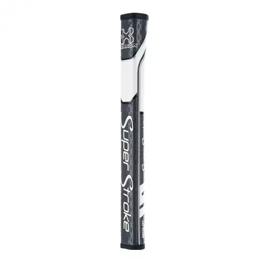 SuperStroke (Authentic) Traxion Gray & White Pistol GT 1.0 Putter Grip