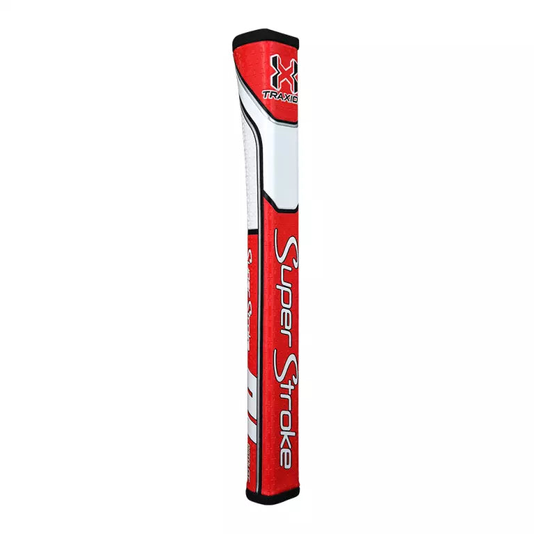 SuperStroke (Authentic) Traxion Red & White Pistol GT 2.0 Putter Grip