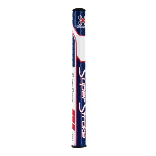 SuperStroke (Authentic) Traxion Red White & Blue Tour 1.0 Putter Grip