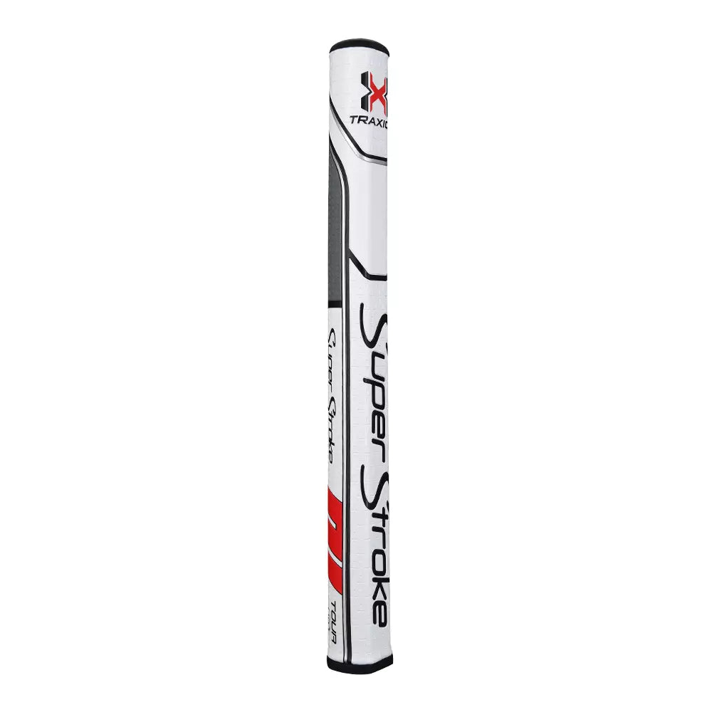 SuperStroke (Authentic) Traxion Red White & Gray Tour 1.0 Putter Grip
