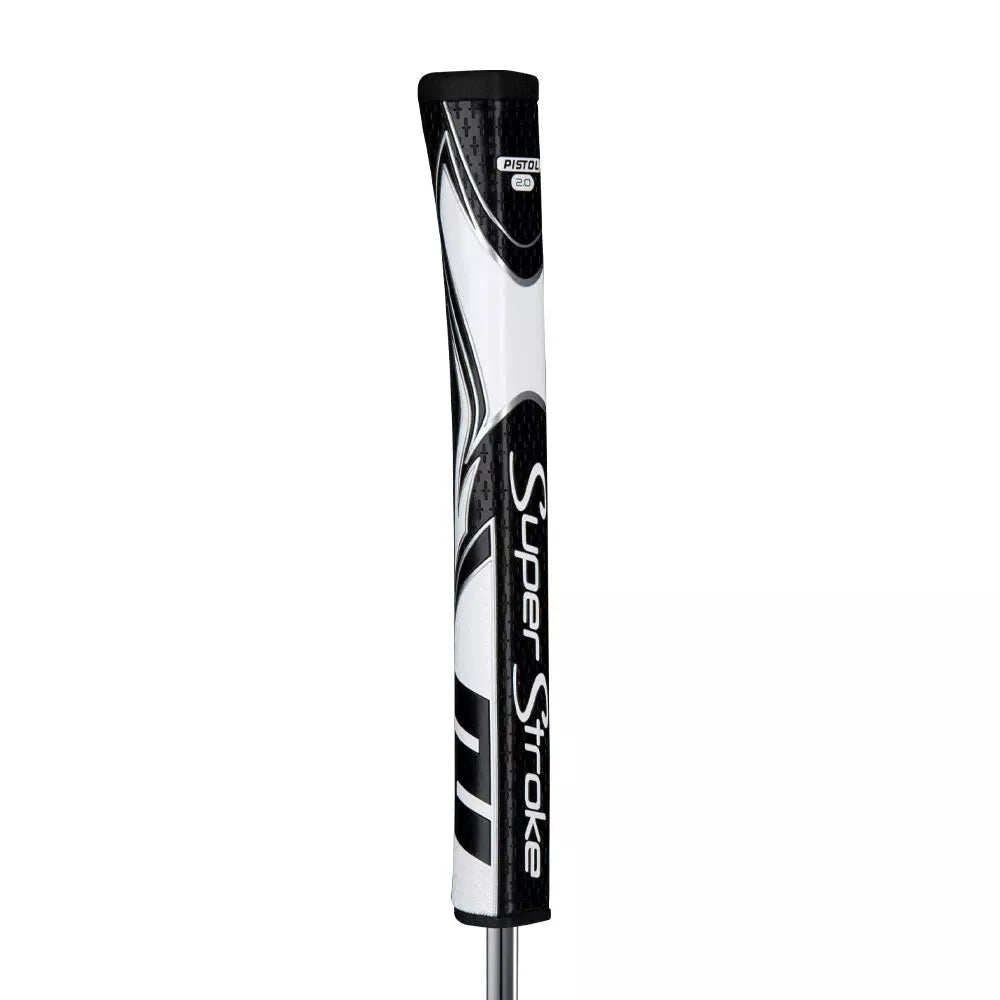 SuperStroke (Authentic) Zenergy Black & White Pistol 2.0 Putter Grip