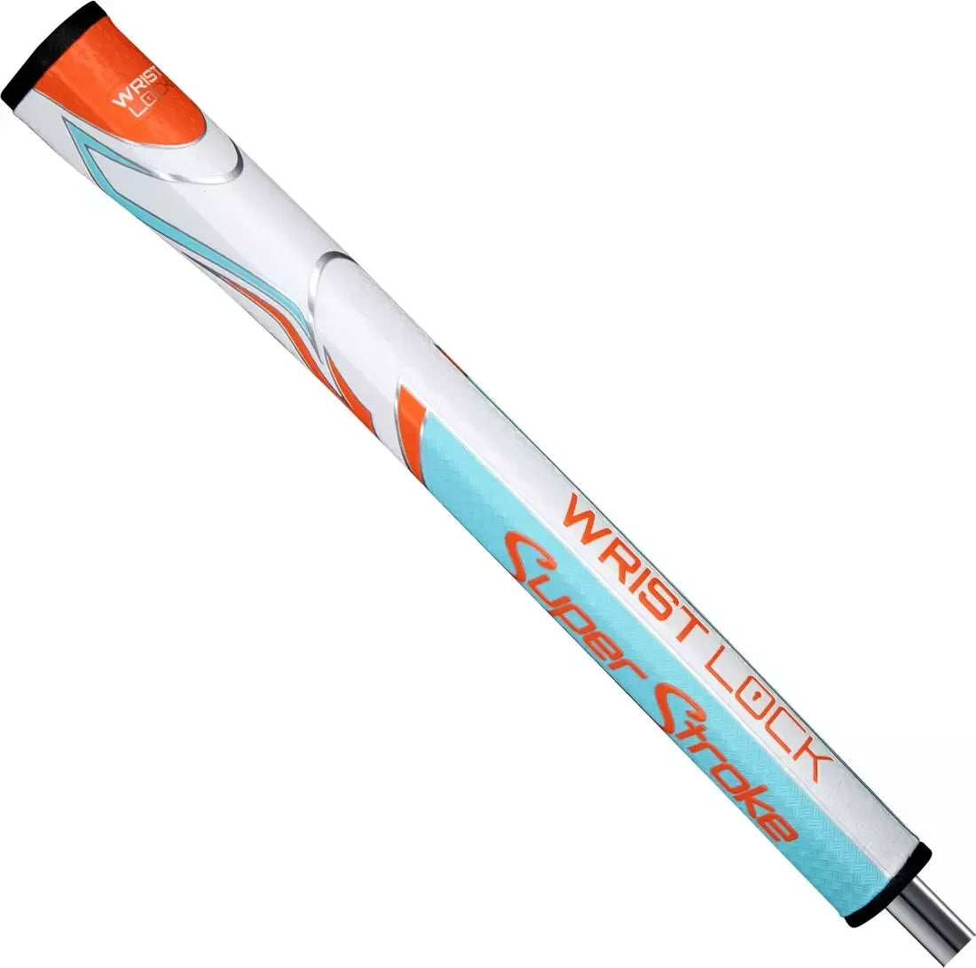 SuperStroke (Authentic) Zenergy Orange Blue & White Wristlock Putter Grip