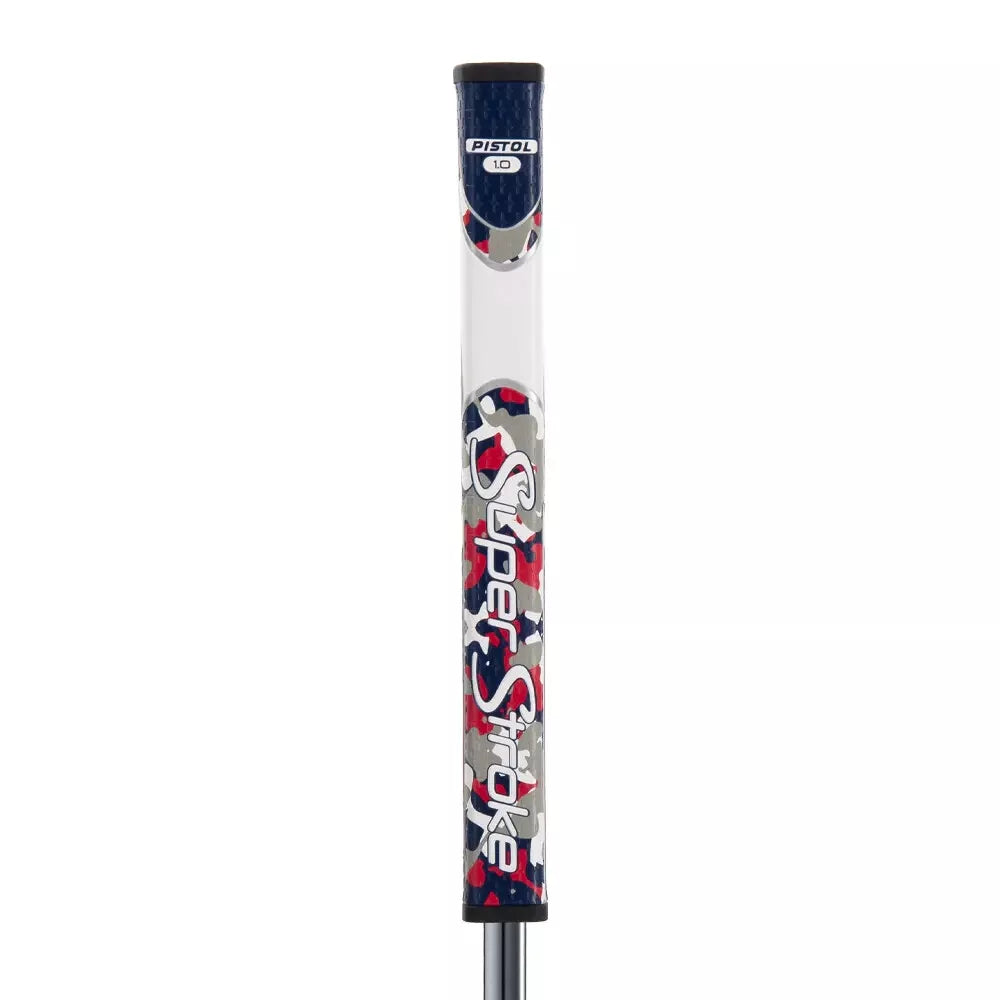 SuperStroke (Authentic) Zenergy Red White & Blue Camo Pistol 1.0 Putter Grip