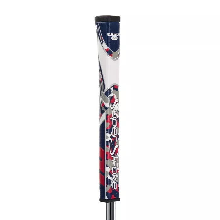 SuperStroke (Authentic) Zenergy Red White & Blue Camo Pistol 2.0 Putter Grip