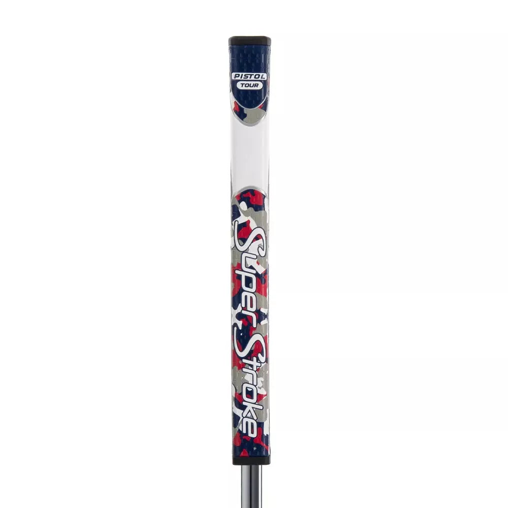 SuperStroke (Authentic) Zenergy Red White & Blue Camo Pistol Tour Putter Grip
