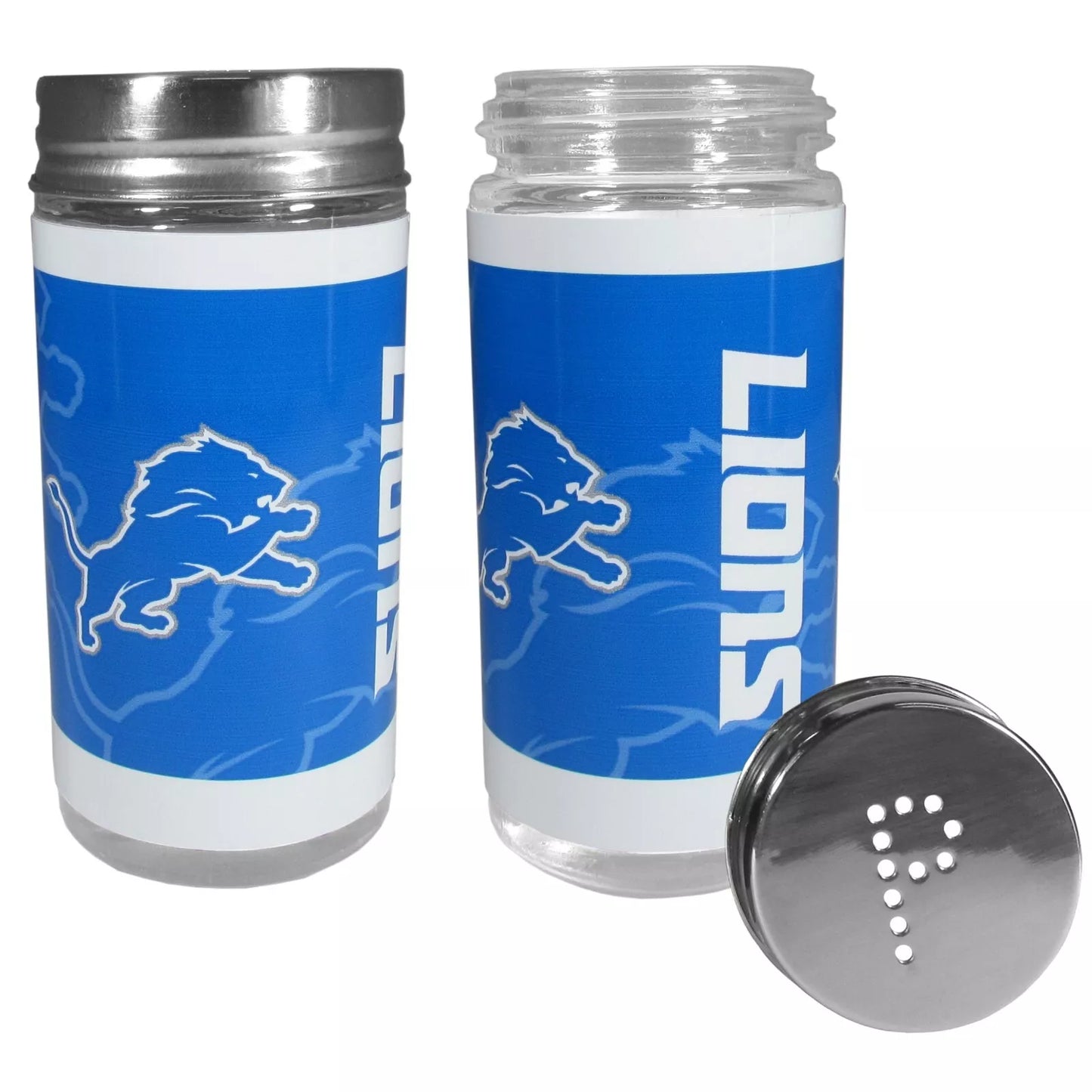 Siskiyou Gifts Detroit Lions Glass Salt and Pepper Shakers, NFL Licensed