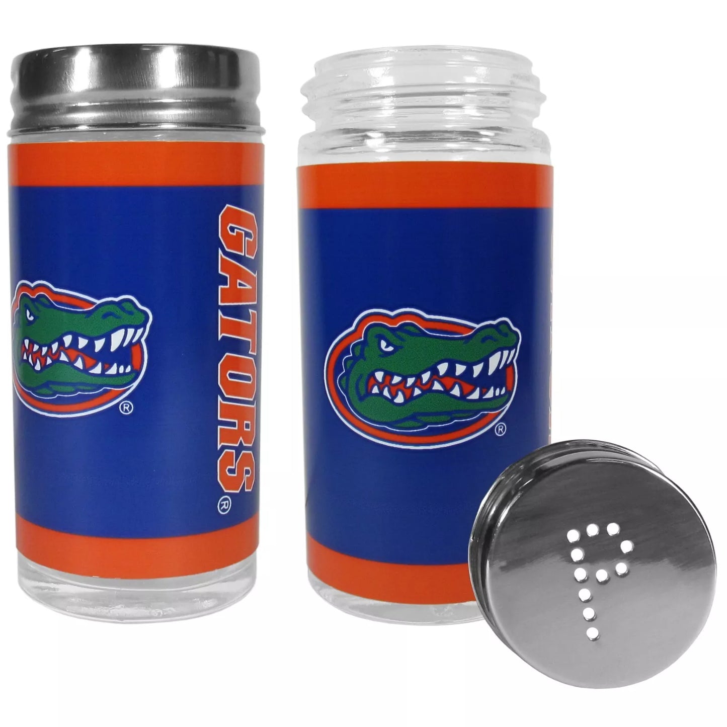 Siskiyou Gifts Florida Gators Glass Salt and Pepper Shakers, NCAA Licensed