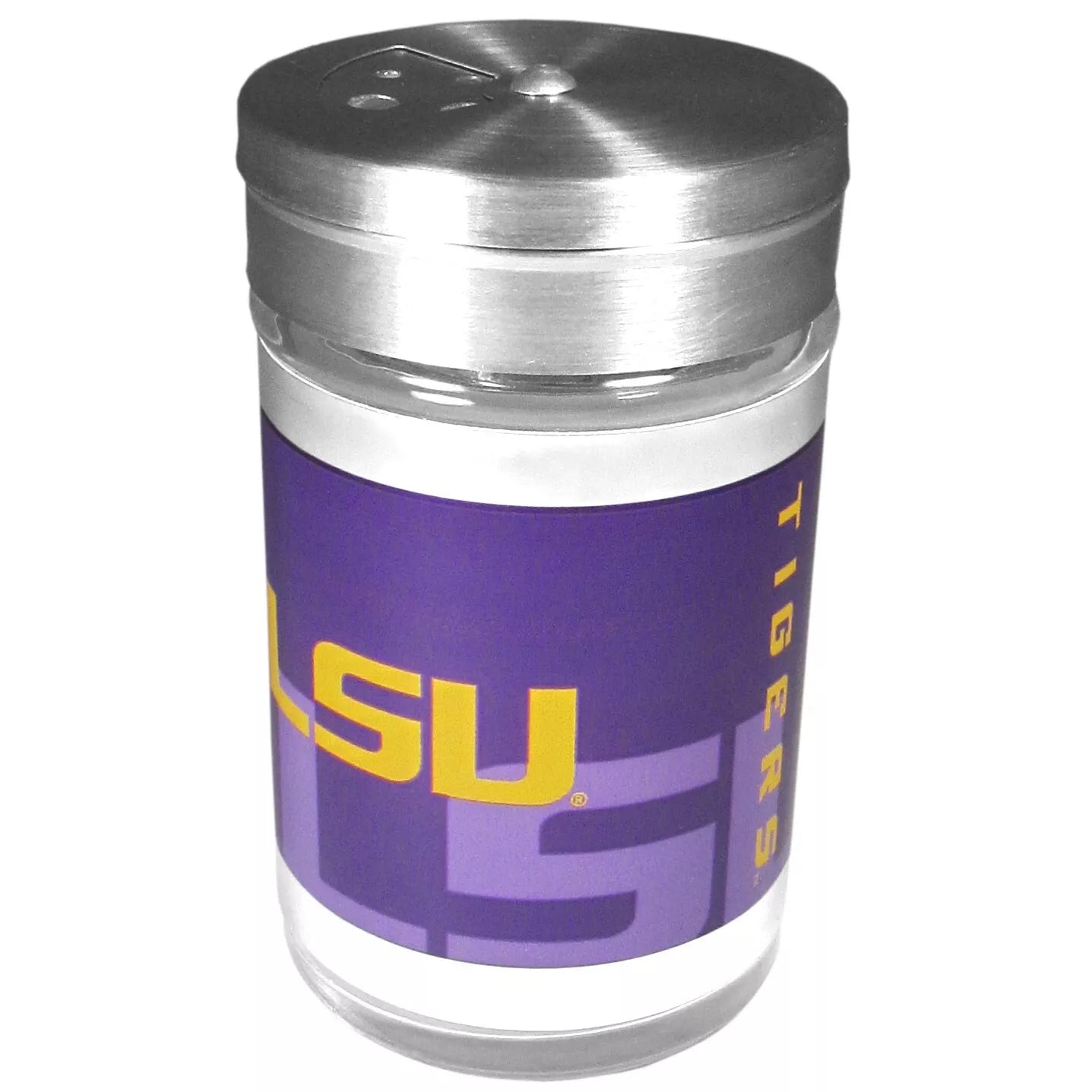 Siskiyou Gifts LSU Tigers Glass Tailgater Seasoning Shaker, NCAA Licensed
