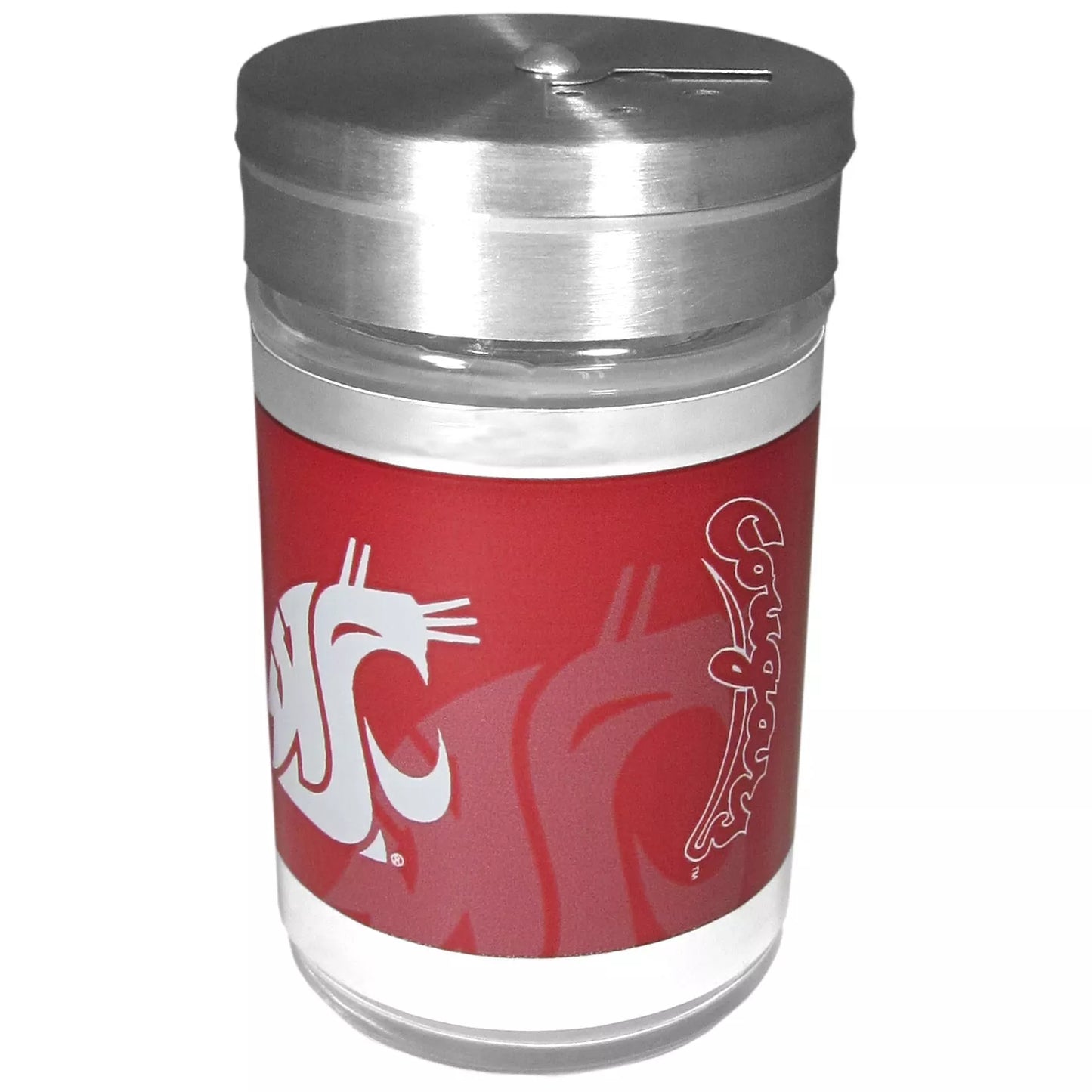 Siskiyou Gifts Washington State Cougars Glass Tailgater Seasoning Shaker, NCAA Licensed