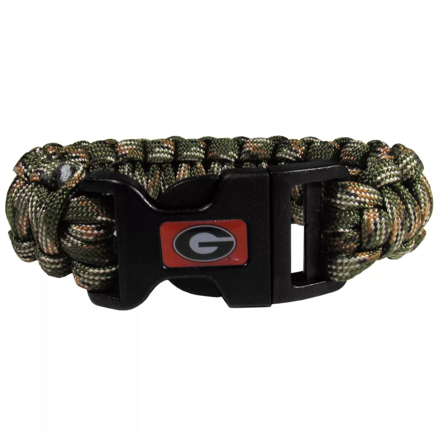 Siskiyou Gifts Georgia Bulldogs Camo Survivor Bracelet, NCAA Licensed