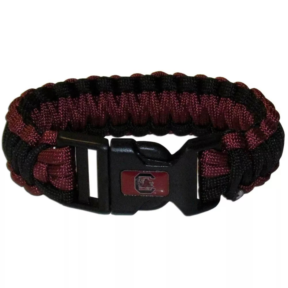 Siskiyou Gifts South Carolina Gamecocks Survivor Bracelet, NCAA Licensed