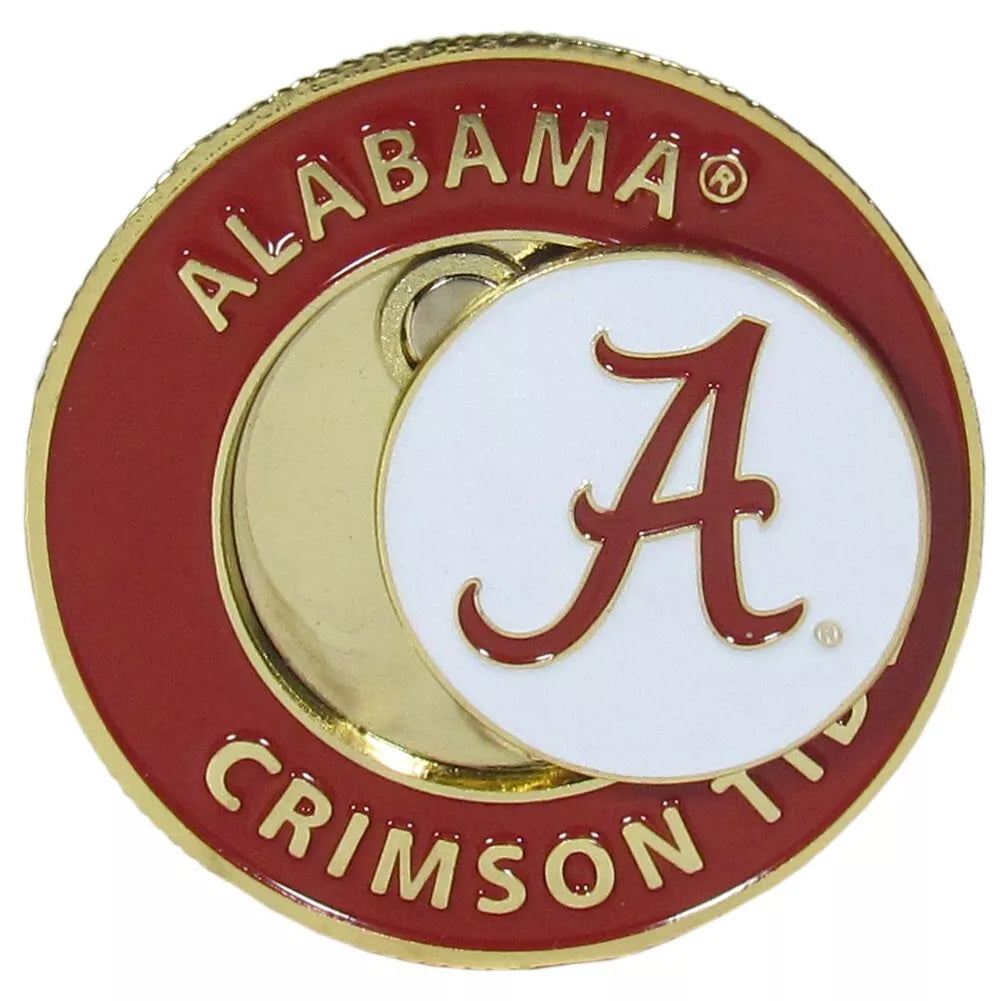 Siskiyou Gifts Alabama Crimson Tide 1.75" Diameter Team Logo Coin Golf Ball Marker NCAA License