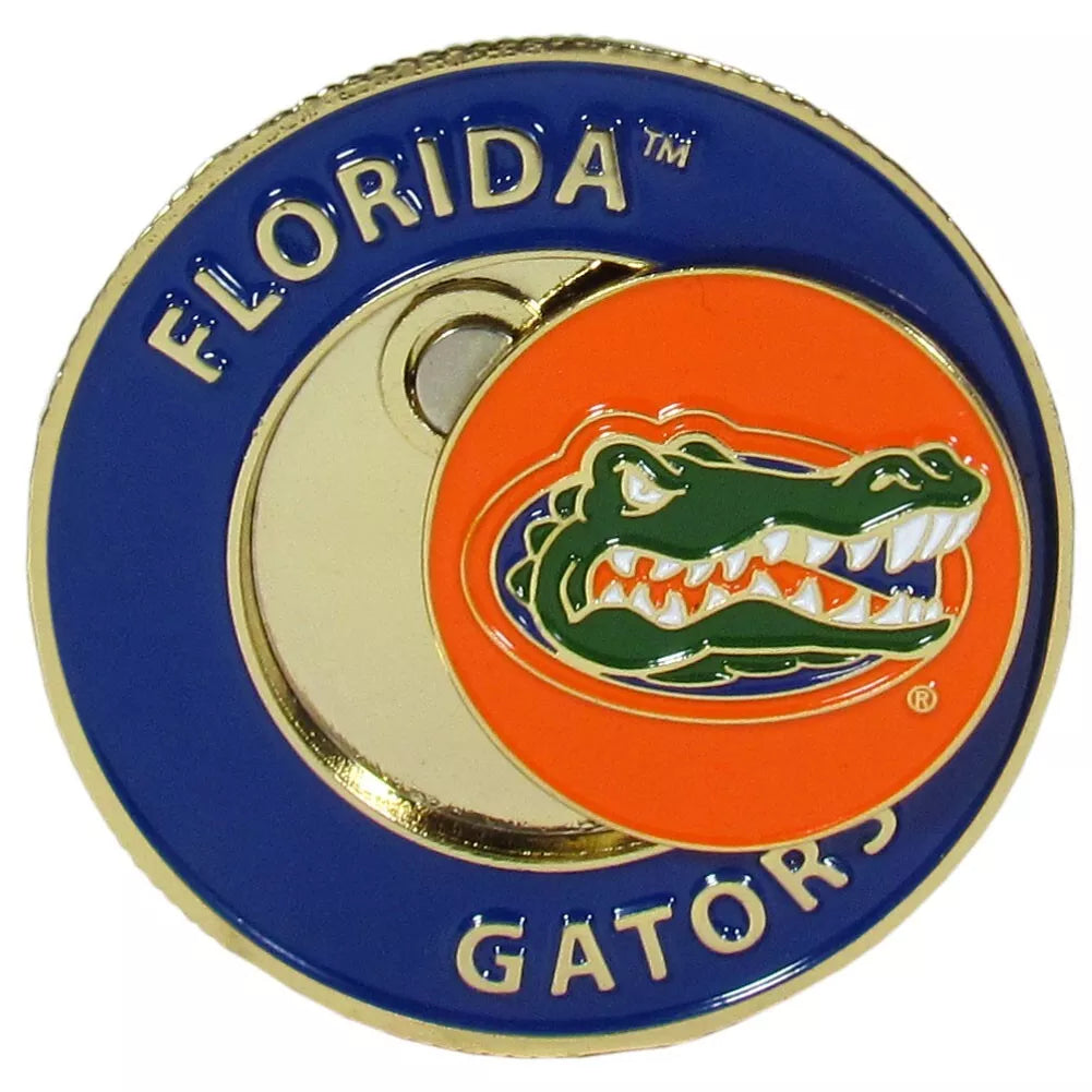 Siskiyou Gifts Florida Gators 1.75" Diameter Team Logo Coin Golf Ball Marker, NCAA Licensed