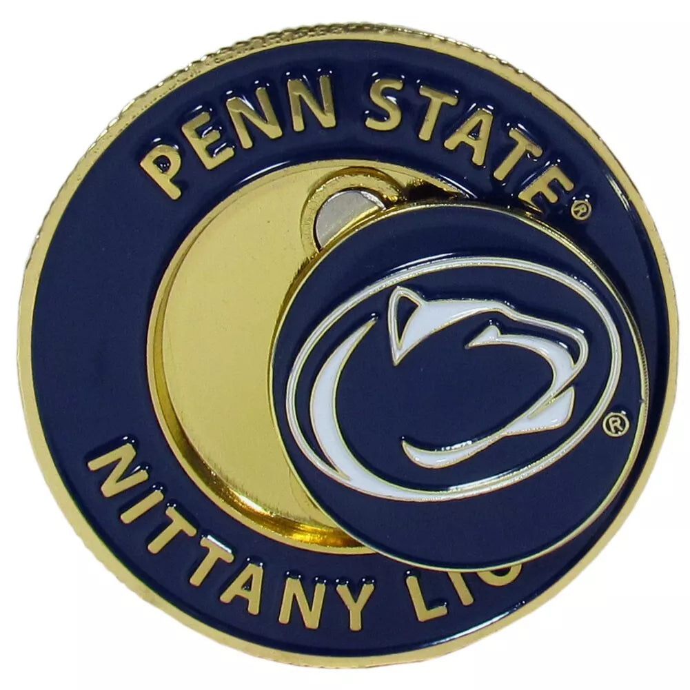 Siskiyou Gifts Penn State Nittany Lions 1.75" Diameter Team Logo Coin Golf Ball Marker, NCAA Licensed