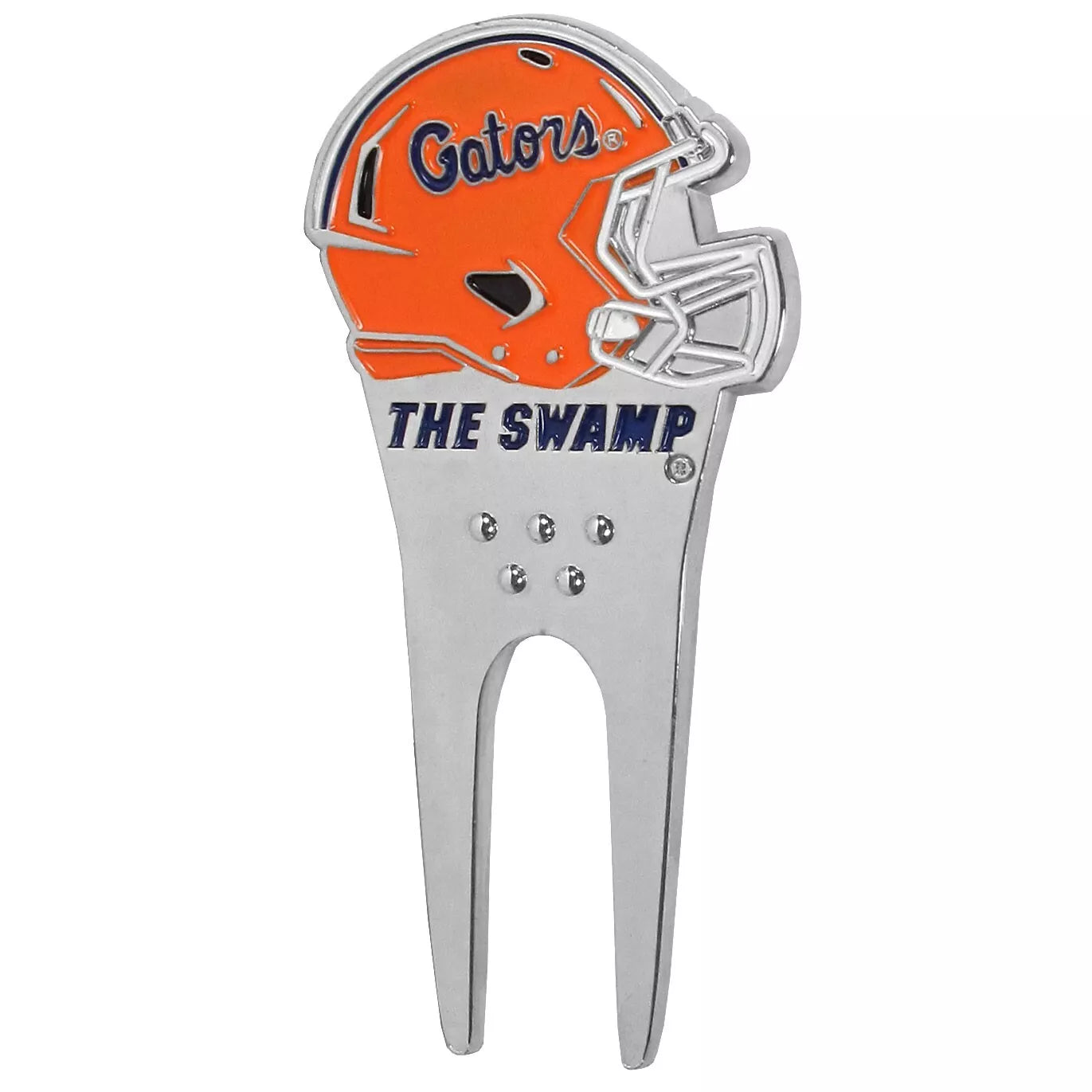 Siskiyou Gifts Florida Gators Metal Helmet Divot Tool w/1"Golf Ball Marker, NCAA Licensed