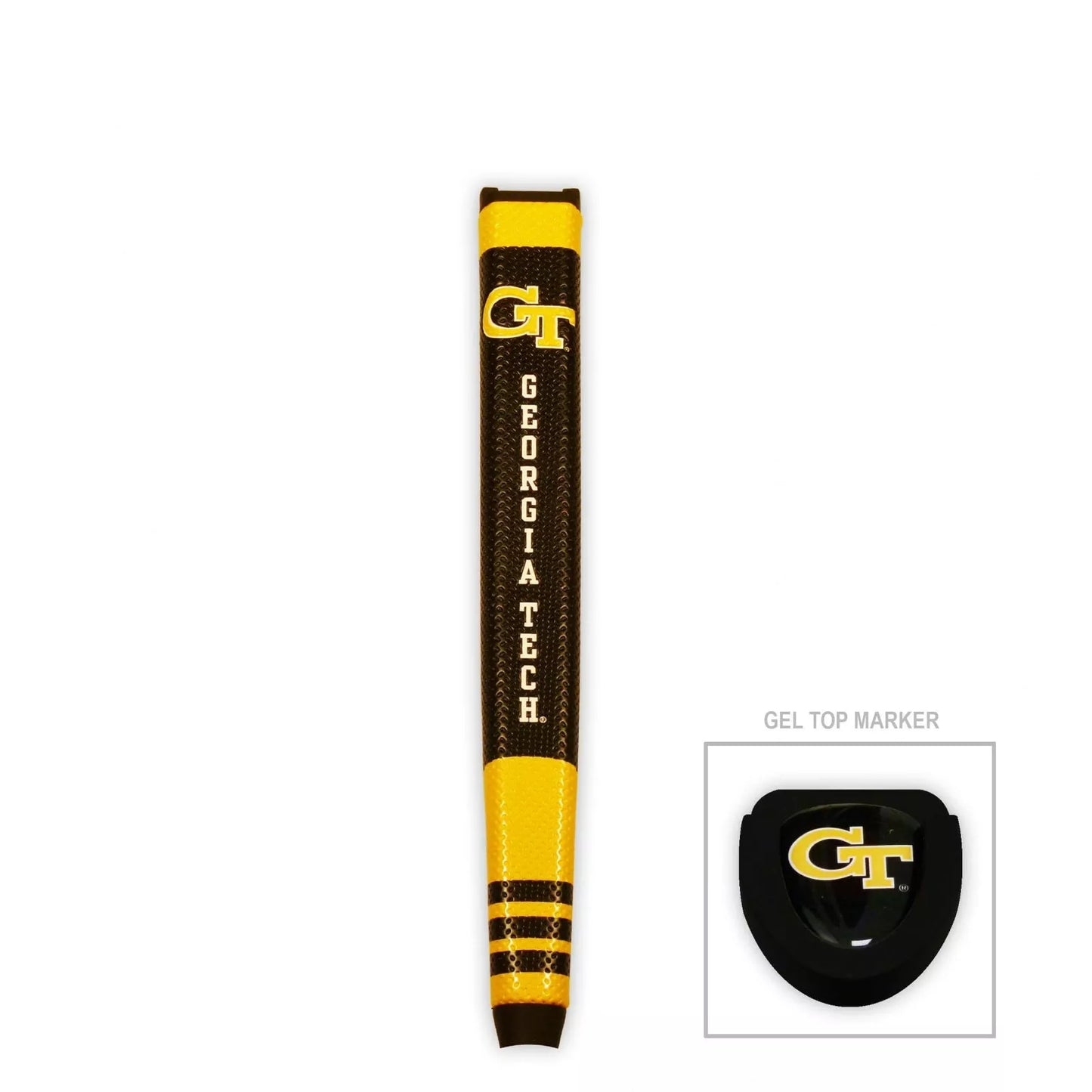 Team Golf Georgia Tech Yellow Jackets Oversized Pistol Putter Grip NCAA Licensed